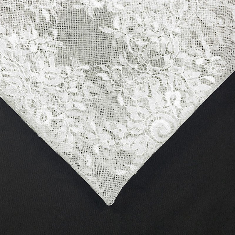 Sunflower Scallop Edge Wave Nylon Lace Fabric for Women's Wear Wholesa 9